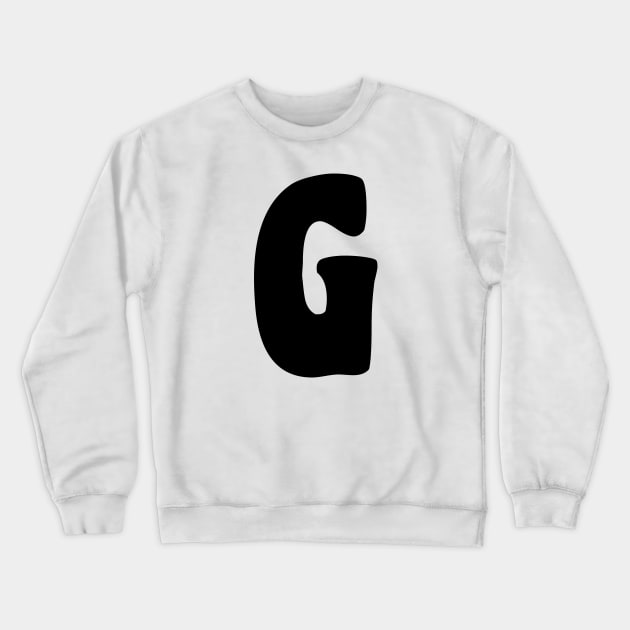 Letter G Crewneck Sweatshirt by Xtian Dela ✅